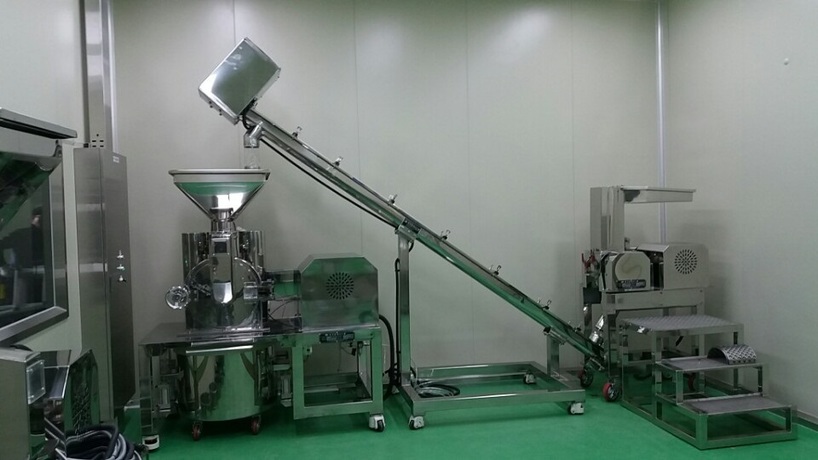 CUTTER MILL + PIN MILL (파쇄 + 이송 + 분쇄 시스템)